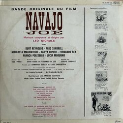Navajo Joe Ścieżka dźwiękowa (Ennio Morricone) - Tylna strona okladki plyty CD