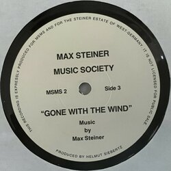 Gone With The Wind サウンドトラック (Max Steiner) - CDインレイ