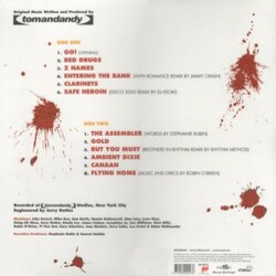 Killing Zoe Soundtrack (Tomandandy ) - CD Back cover