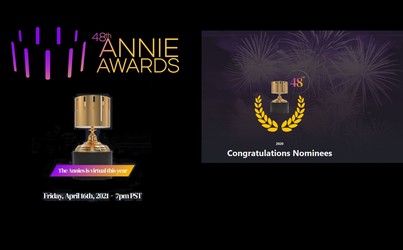48th Annual  Annie Award nominations