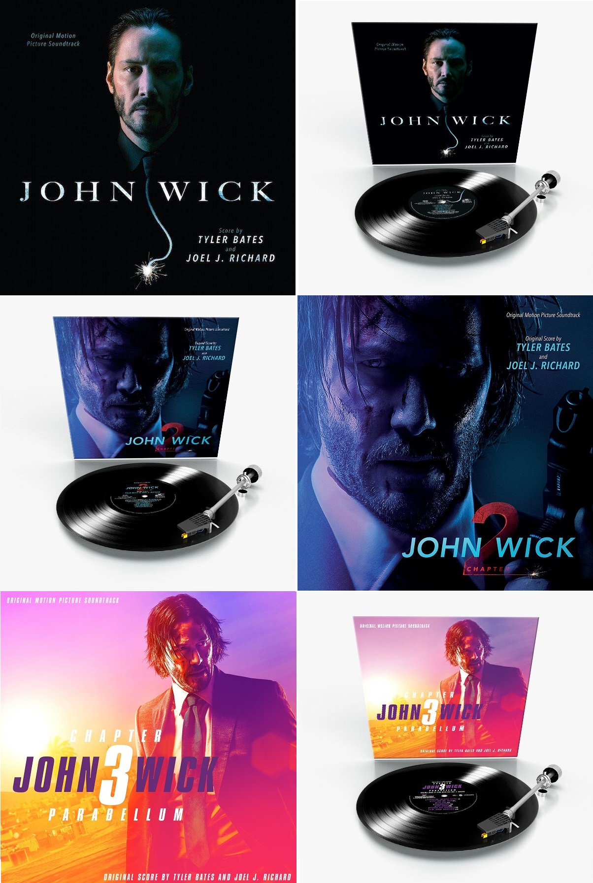 John Wick trilogy (Vinyl)