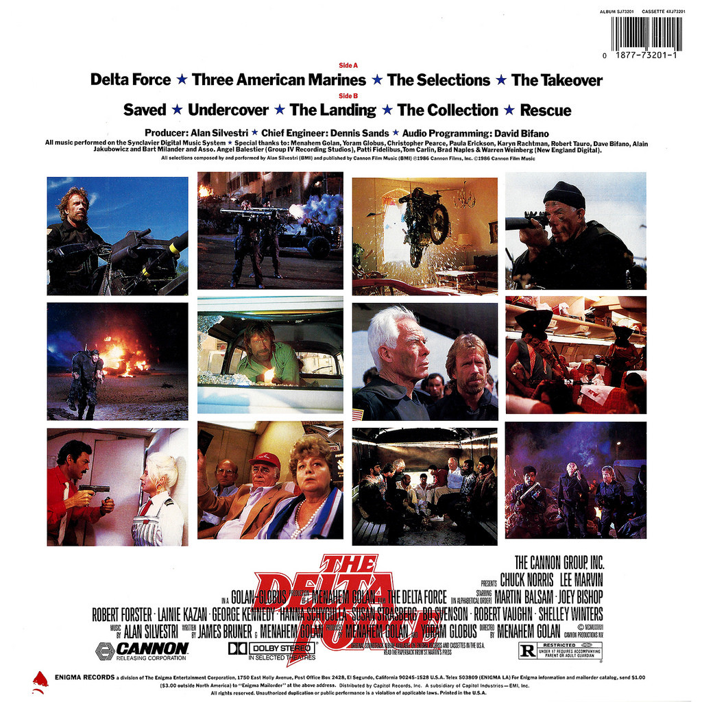 映画音楽サイト - The Delta Force サウンドトラック (Alan Silvestri 
